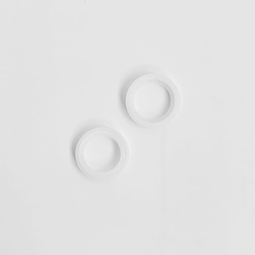 AYA&IDA Silikonering til drikkeflaske Hvid