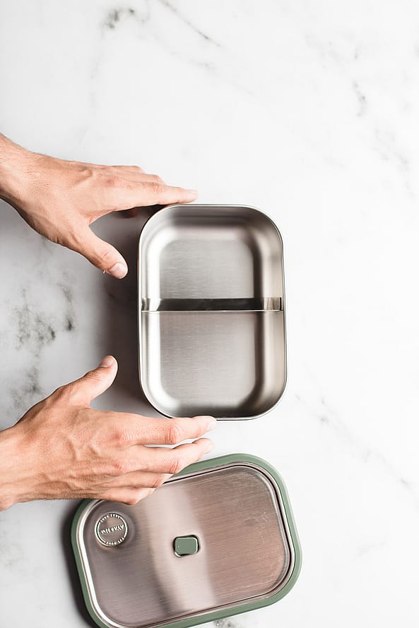 AYA&IDA Skillevæg til Lunch Box Silver