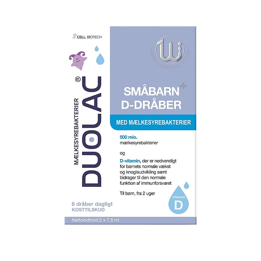 DUOLAC Daglig+ Småbarn 2 x 7,5 ml