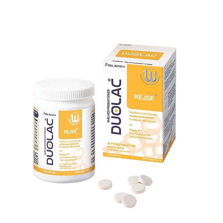 DUOLAC Rejse+ 30 stk