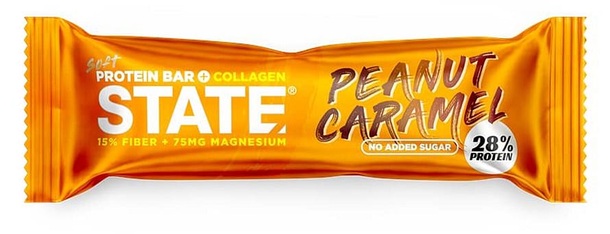 State Drinks Protein+ Bar Peanut Caramel Orange 50 g