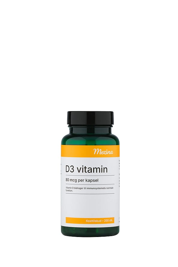 Mezina D3 Vitamin 80 mcg 200 stk