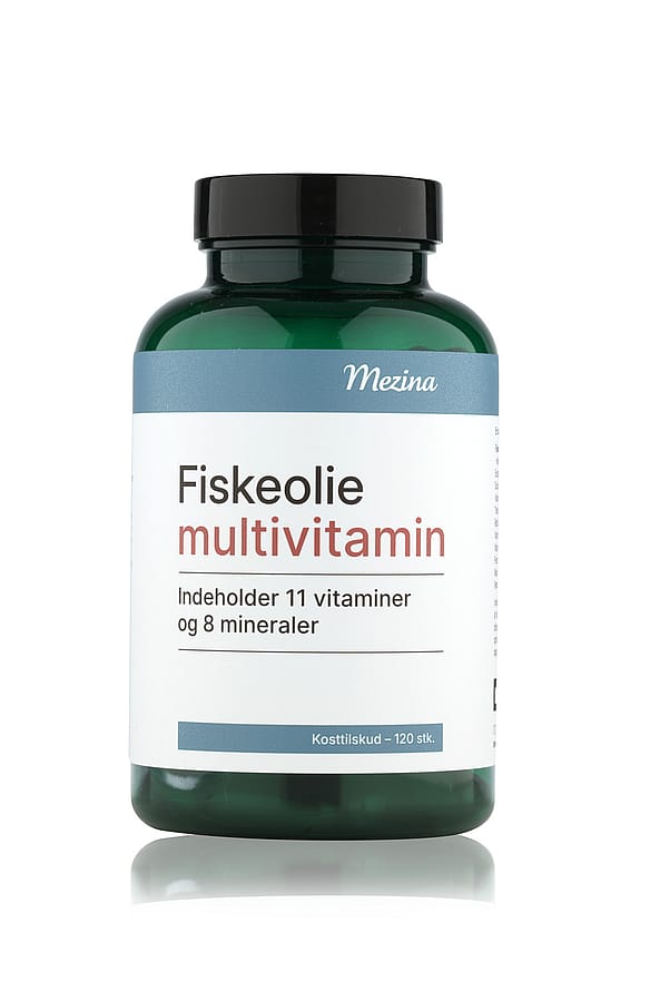 Mezina Fiskeolie og Multivitaminer 120 stk