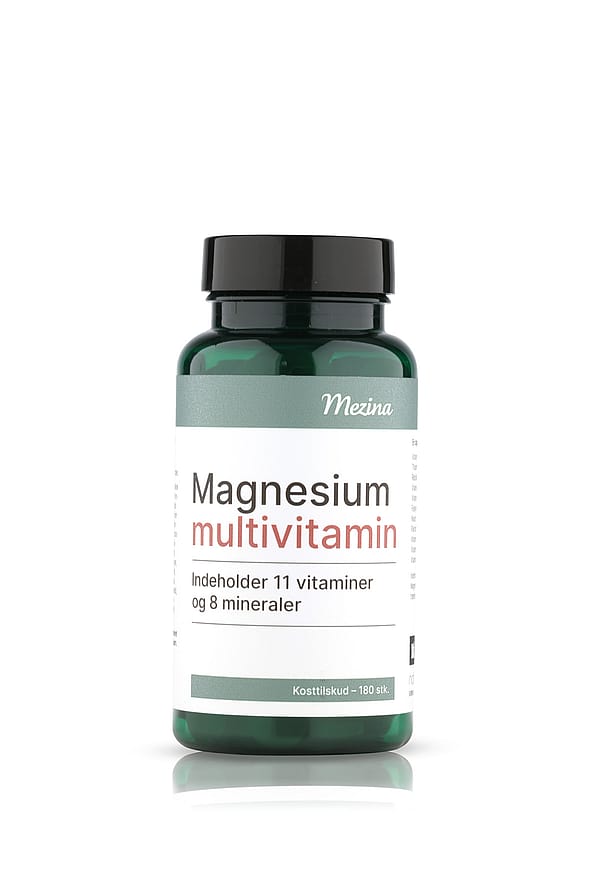 Mezina Magnesium og Multivitaminer 180 stk