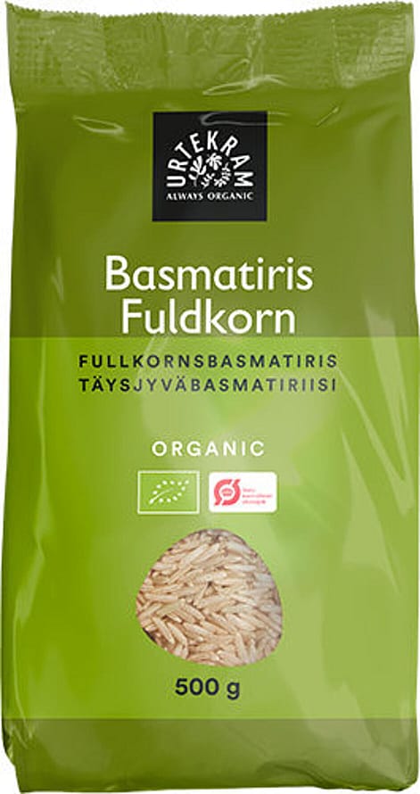 Urtekram Fuldkorns basmatiris Ø 500 g