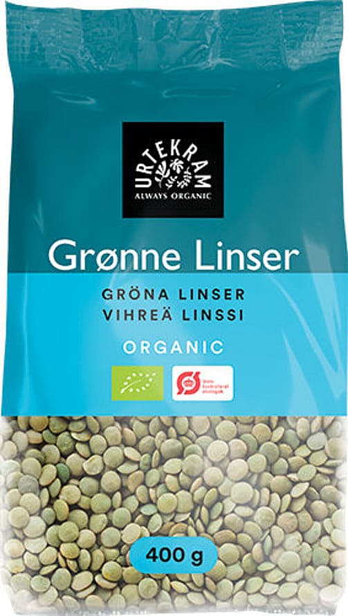 Urtekram Grønne linser Ø 400 g
