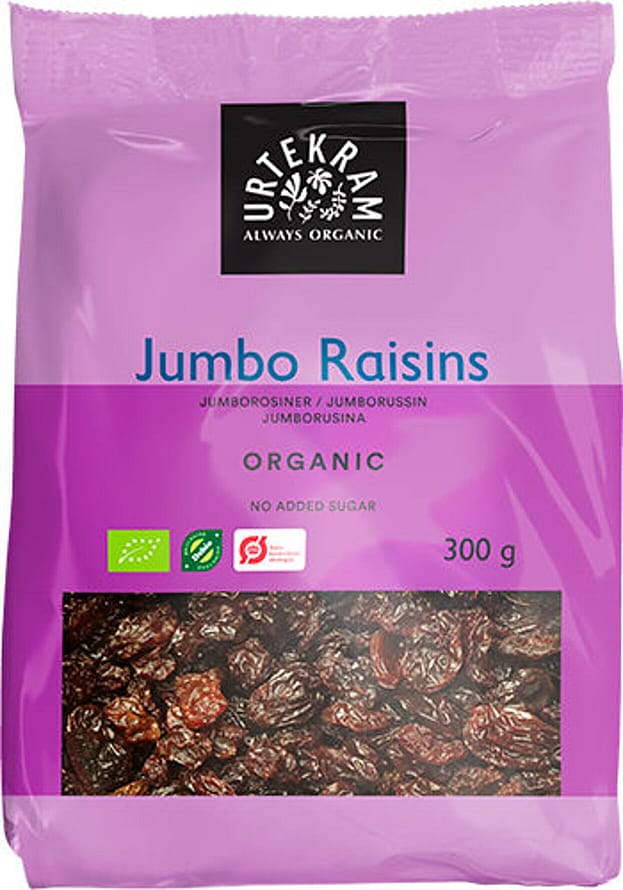 Urtekram Jumbo raisins Ø 300 g
