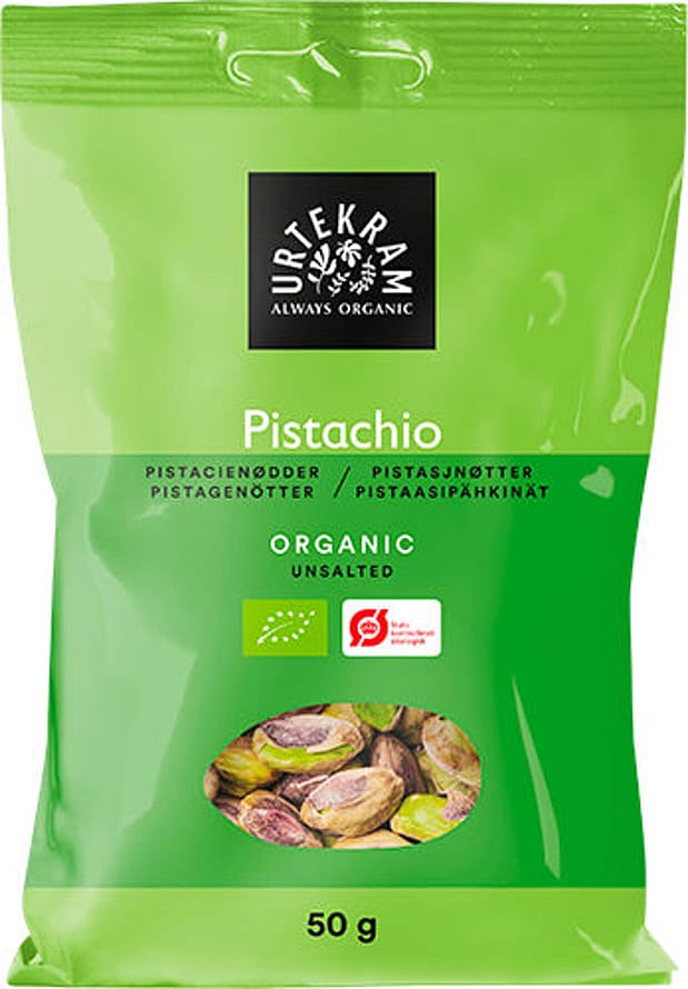Urtekram Pistacienødder uden skal Ø 50 g