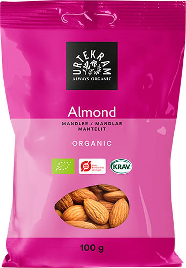 Urtekram Mandler søde spanske Ø 100 g