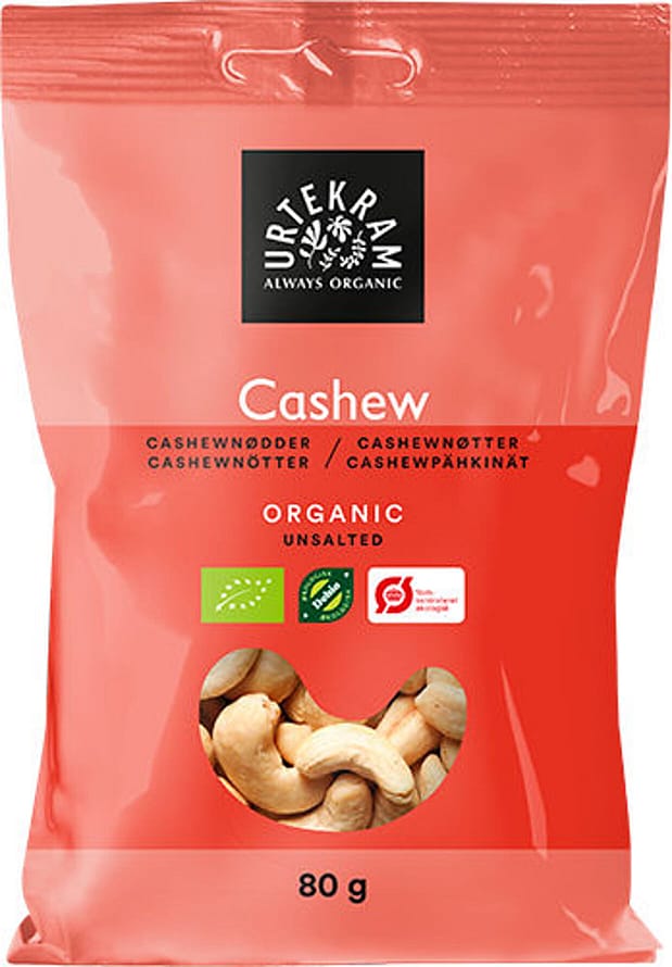 Urtekram Cashewnødder hele Ø 100 g