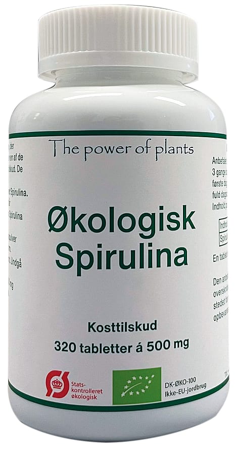 The power of plants Spirulina Ø 320 tabl.