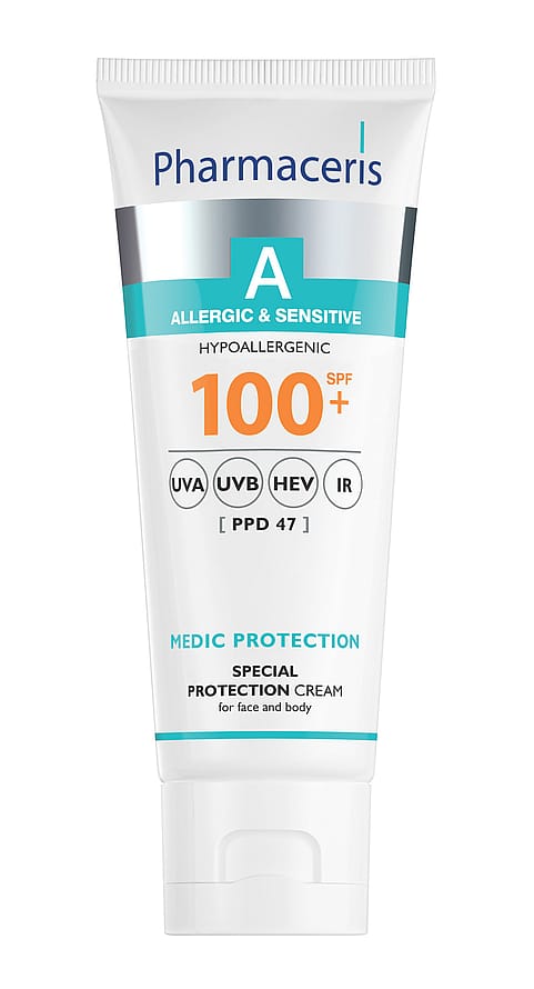 Pharmaceris Medic protection Speciel beskyttende creme SPF 100 + Til ansigt og krop 75 ml