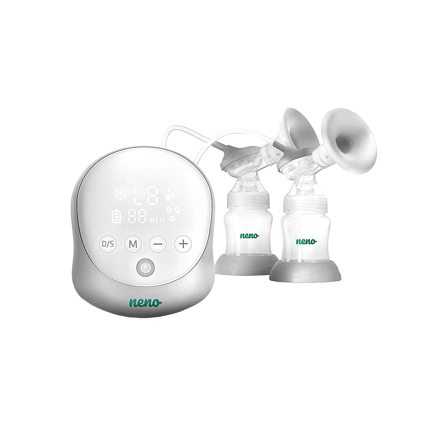Neno Due Double Elektrisk Brystpumpe Str. 24 Grå