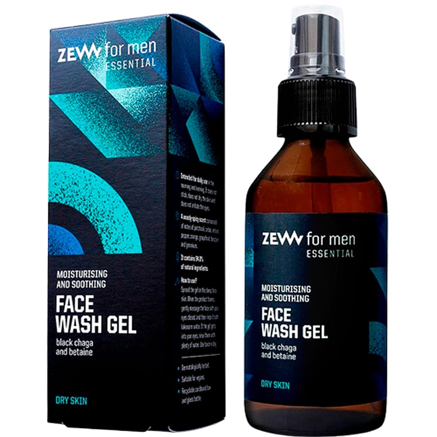 Zew for Men Moisturising & Soothing Face Wash Gel For Dry Skin 100 ml