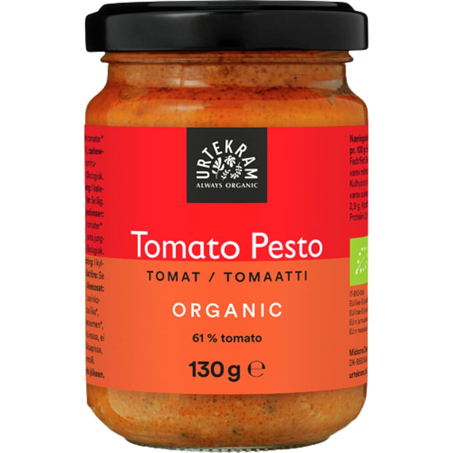 Urtekram Pesto rød Ø 130 g