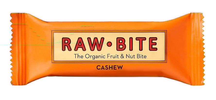 Rawbite Frugt- og nøddebar Glutenfri Ø Cashew 50 g