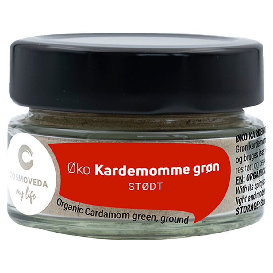 Cosmoveda Kardemomme Grøn Stødt Ø