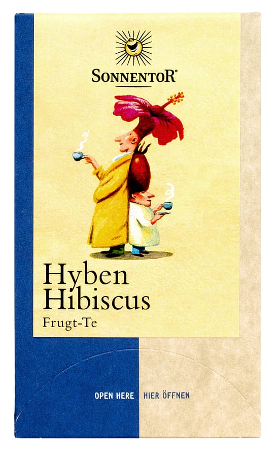 Sonnentor Hyben-Hibiskus Frugt te Ø 18 breve