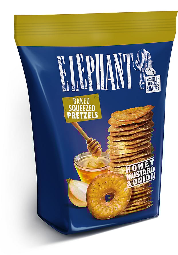 Elephant Baked Squeezed Pretzels