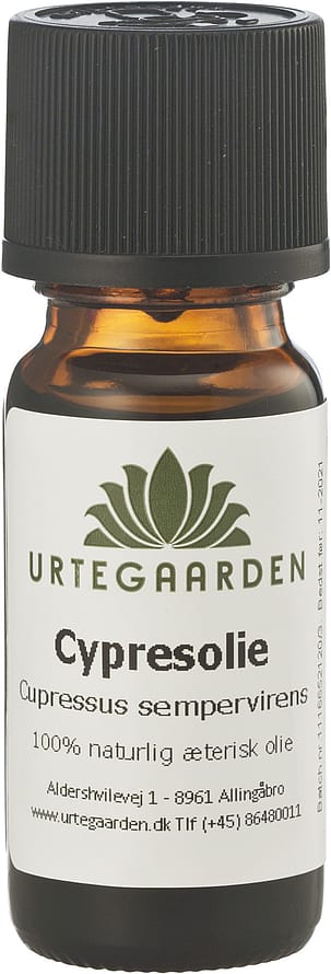 Urtegaarden Cypresolie 10 ml.