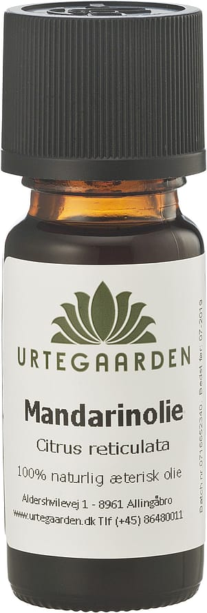 Urtegaarden Mandarinolie Æterisk Olie 10 ml