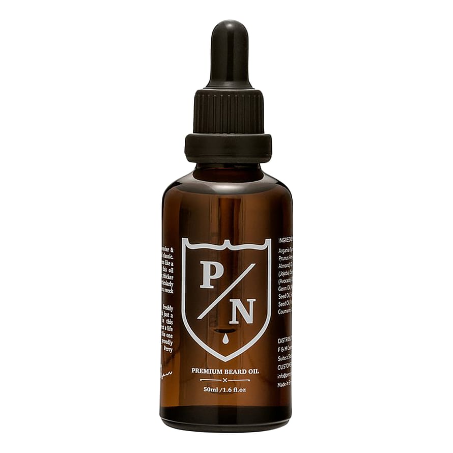 Percy Nobleman Beard Oil, Kraftigt skæg, 50 ml.