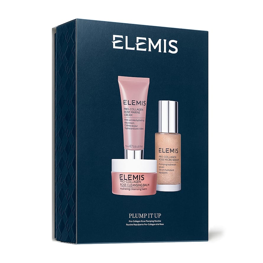 Elemis Kit: Plump-it-Up – Pro-Collagen Rose Plumping Routine 1 pcs