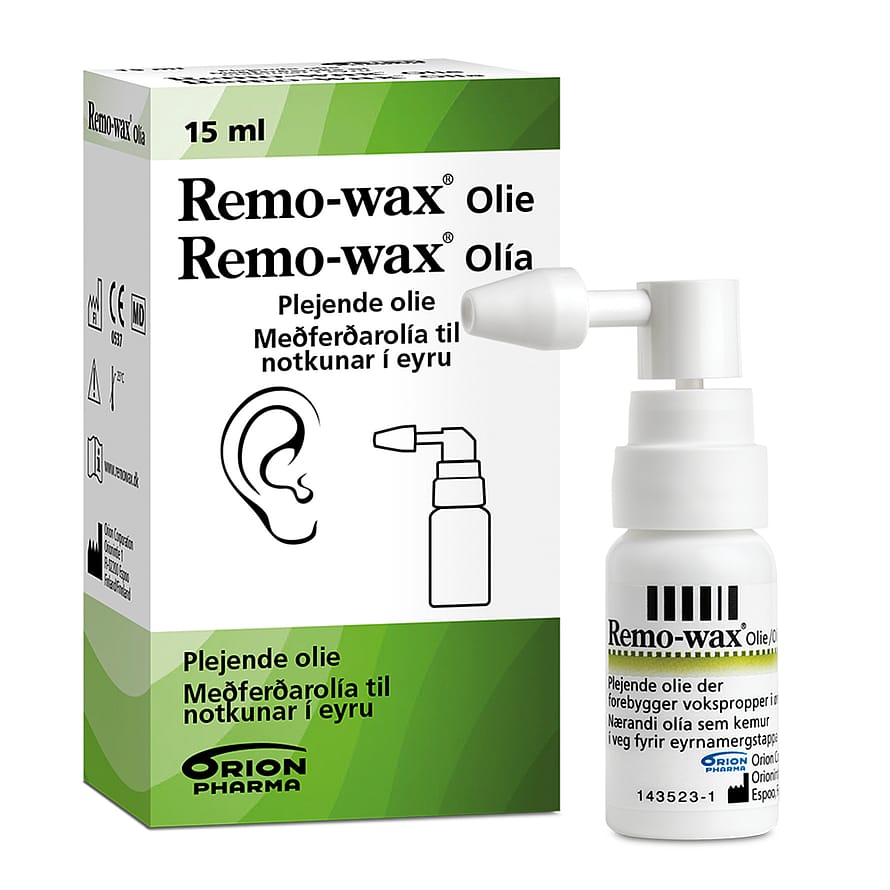 Remo-wax Olie ørespray 15 ml