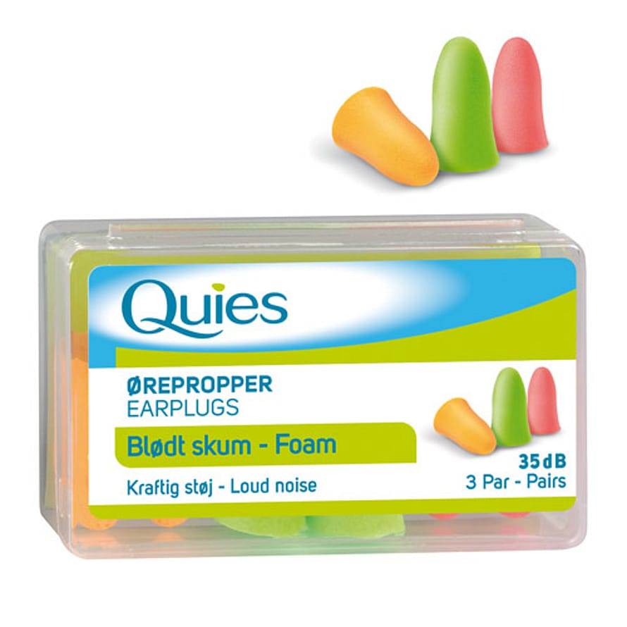 Pharmaforce Ørepropper, skum i æske 3 par