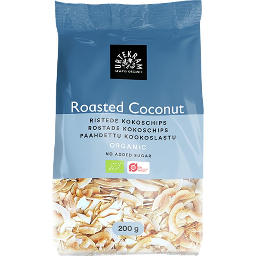 Urtekram Ristede Kokoschips Ø 200 g