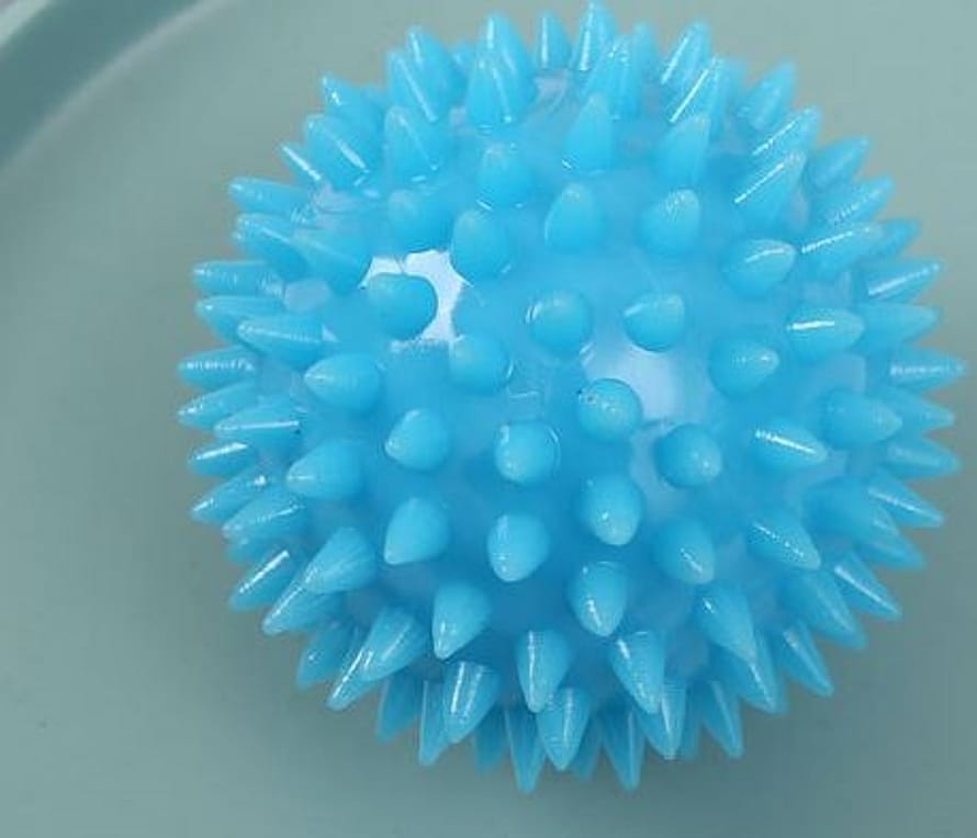 Enklere Liv Massagebold Orange 5 cm Lyseblå