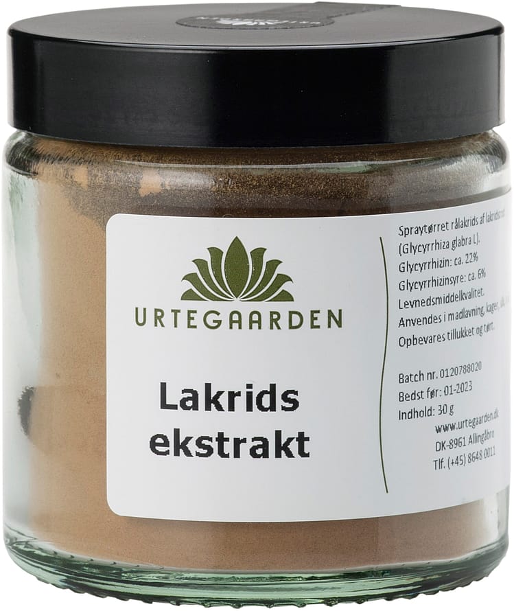 Urtegaarden Lakridsekstrakt I Krukke 30 g