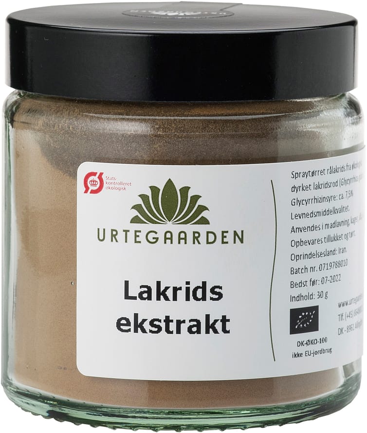 Urtegaarden Lakridsekstrakt I Krukke Ø 30 g