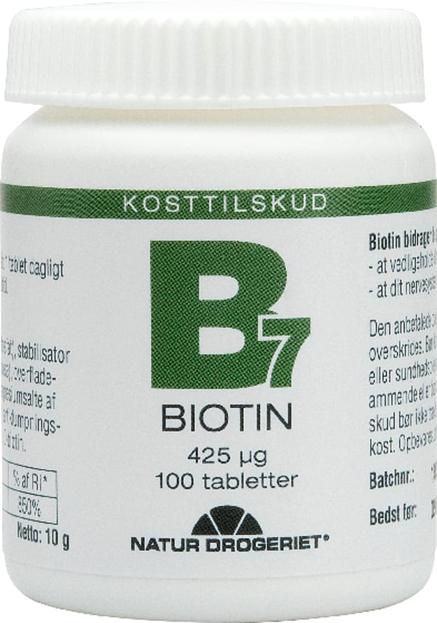 Natur Drogeriet Biotin 100 tabl.