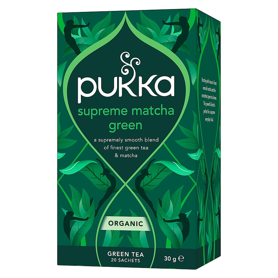 Pukka Supreme Matcha Green te Fairtrade Ø 20 breve
