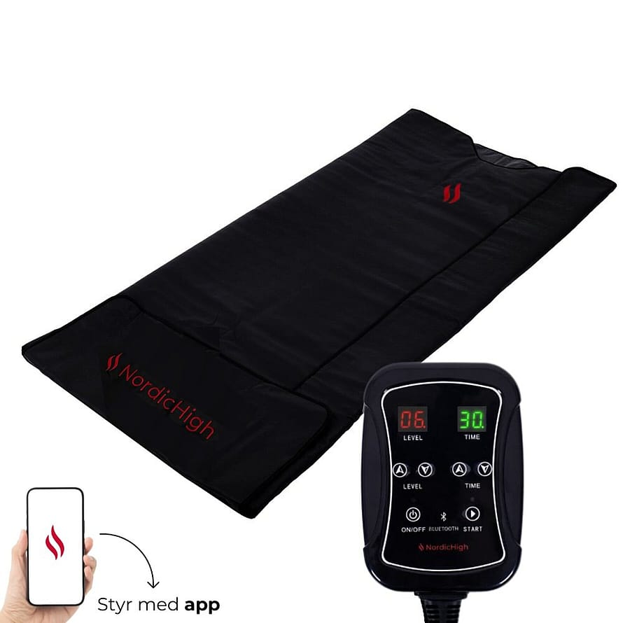 NordicHigh Infrarød Saunatæppe Pro Lynlås