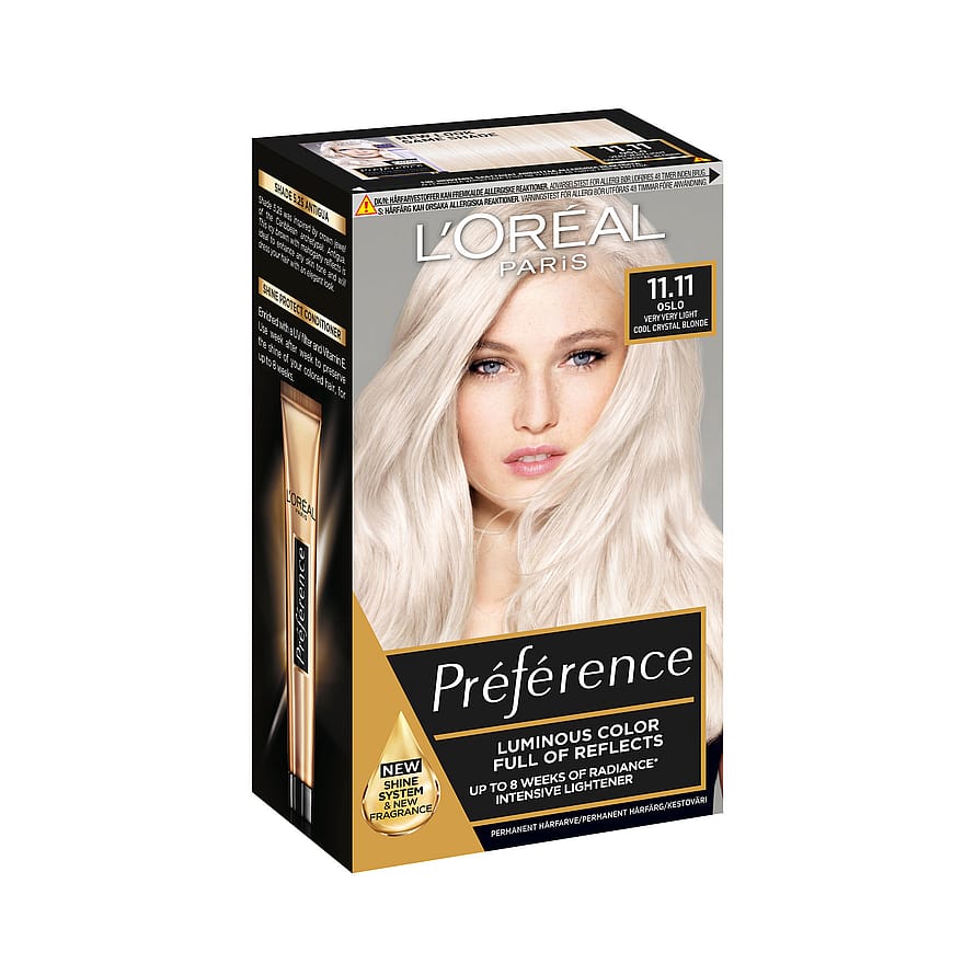 L'Oréal Paris Preference Recital 11.11 Very Light Cool Blonde (M) FLP 11.11 Very Light Cool Blonde