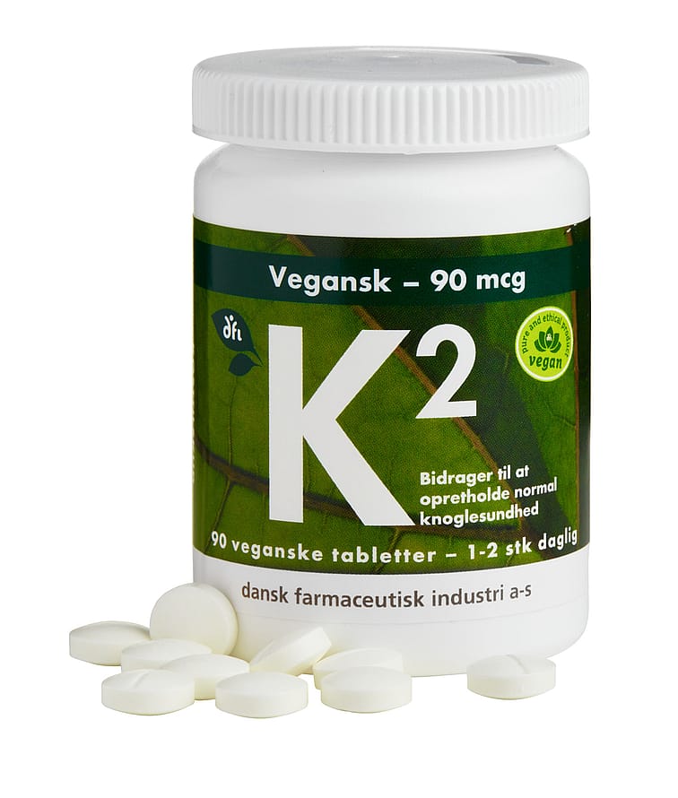 Dansk Farmaceutisk Industri Vitamin K2  90 mcg 90 tabl.