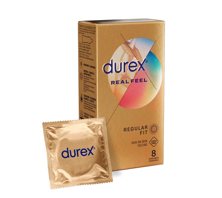 Durex Kondomer Real Feel Latex-fri 8 stk.