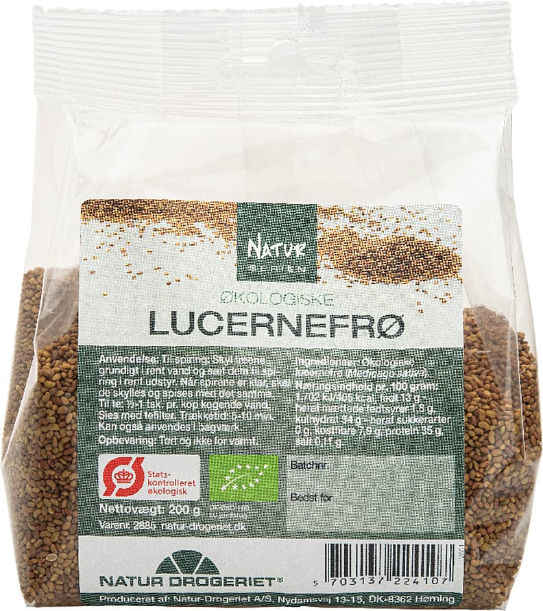 Natur Drogeriet Lucernefrø Ø 200 g