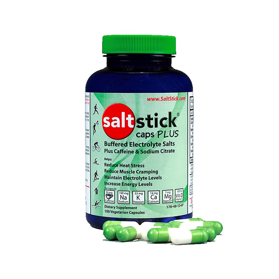 Saltsticks PLUS Saltkapsler med Koffein 100 kaps.