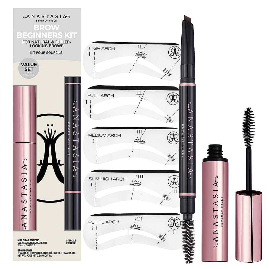 Anastasia Beverly Hills Brow Beginners Kit Medium Brown