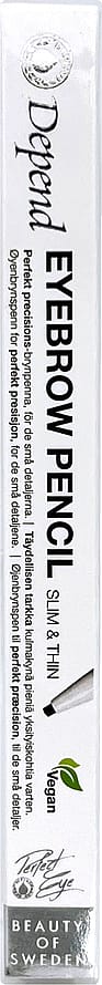 Depend Øjenbrynspen Slim & Thin Soft Brown