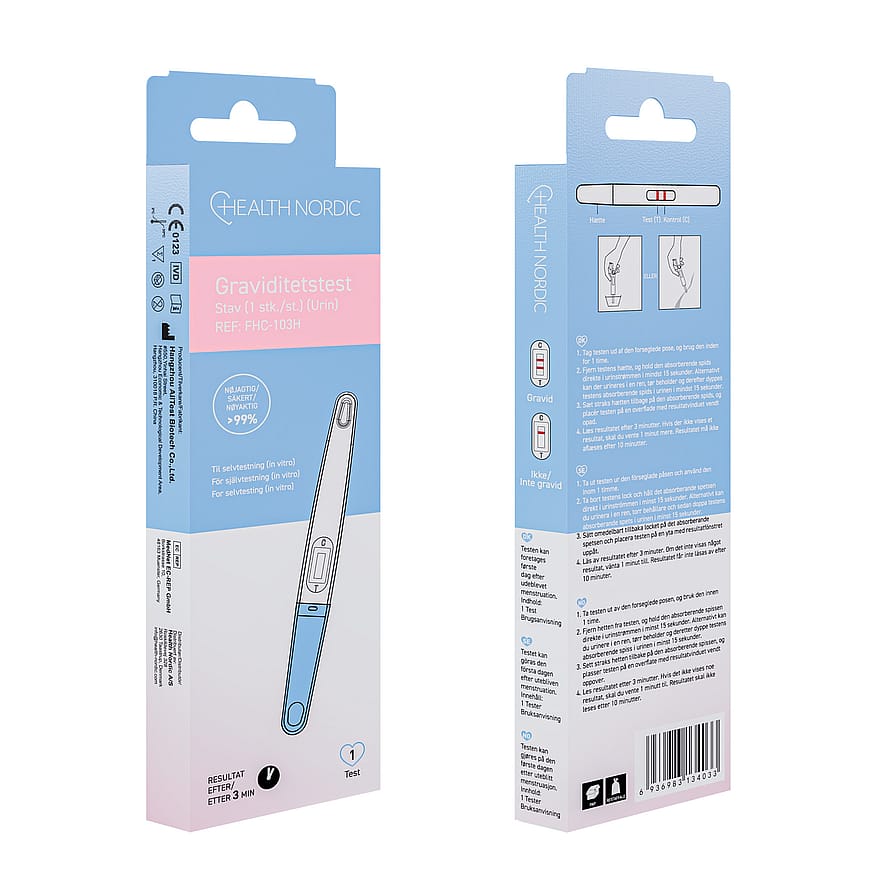 Health Nordic Graviditetstest (Stav) 1 stk.