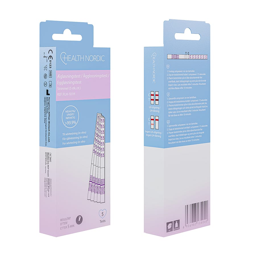 Health Nordic Ægløsningstest (Strimmel) 5 stk.