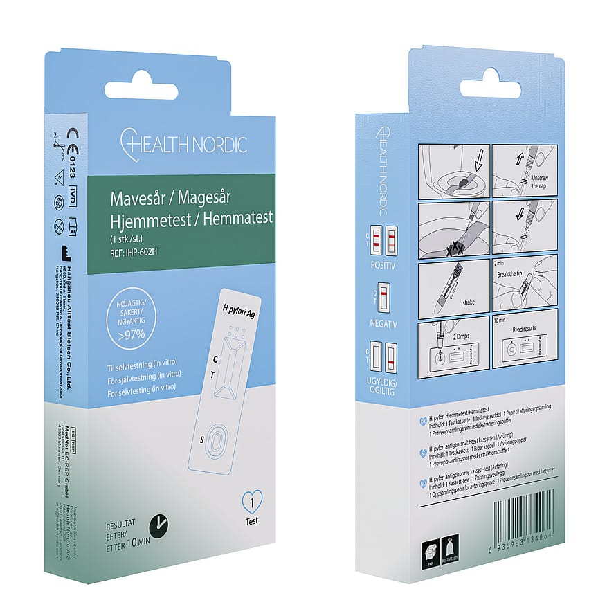 Health Nordic Mavesår Hjemmetest 1 stk.