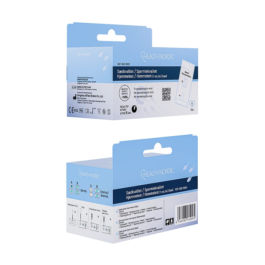 Health Nordic Sædkvalitet Hjemmetest 1 stk.