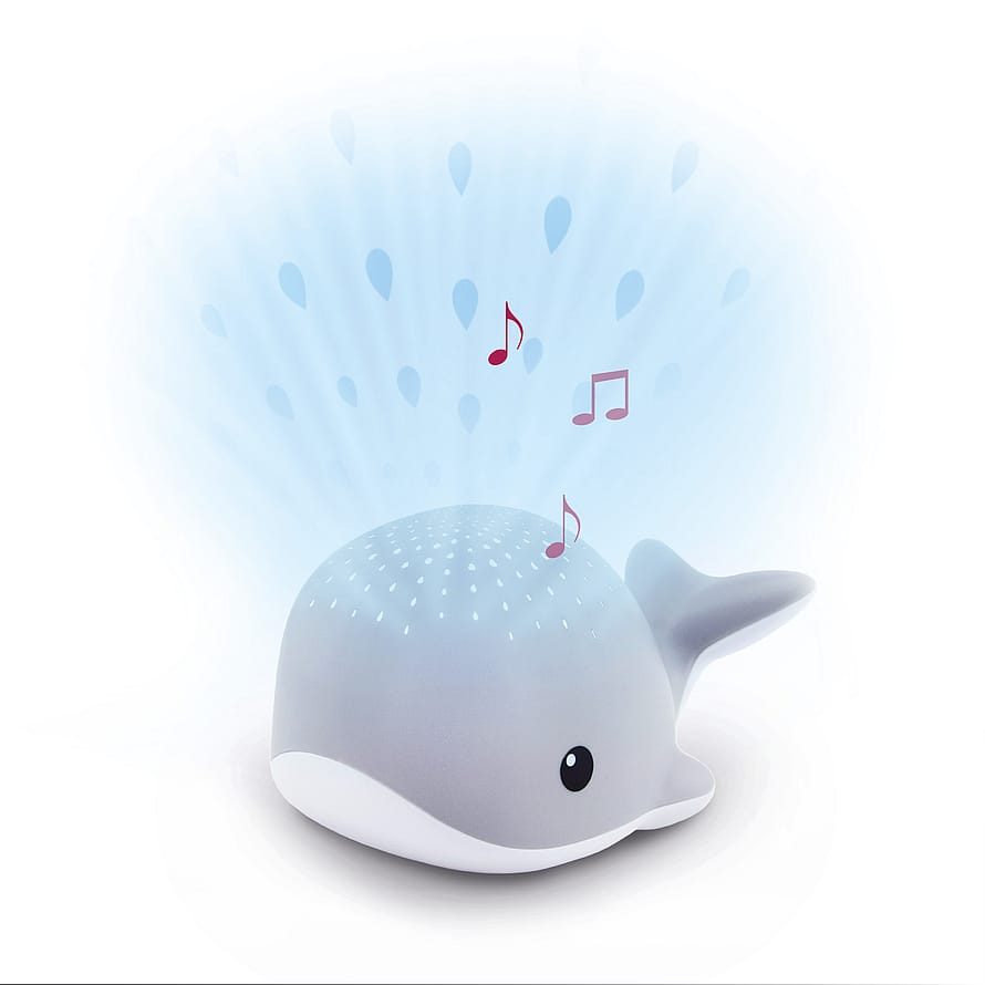 Zazu Wally the Whale Projector Grey
