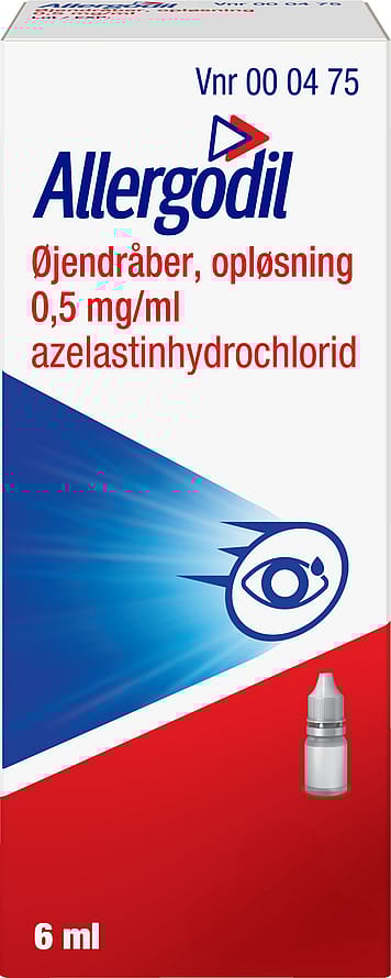 Allergodil Øjendråber 0,5 mg/ml 6 ml