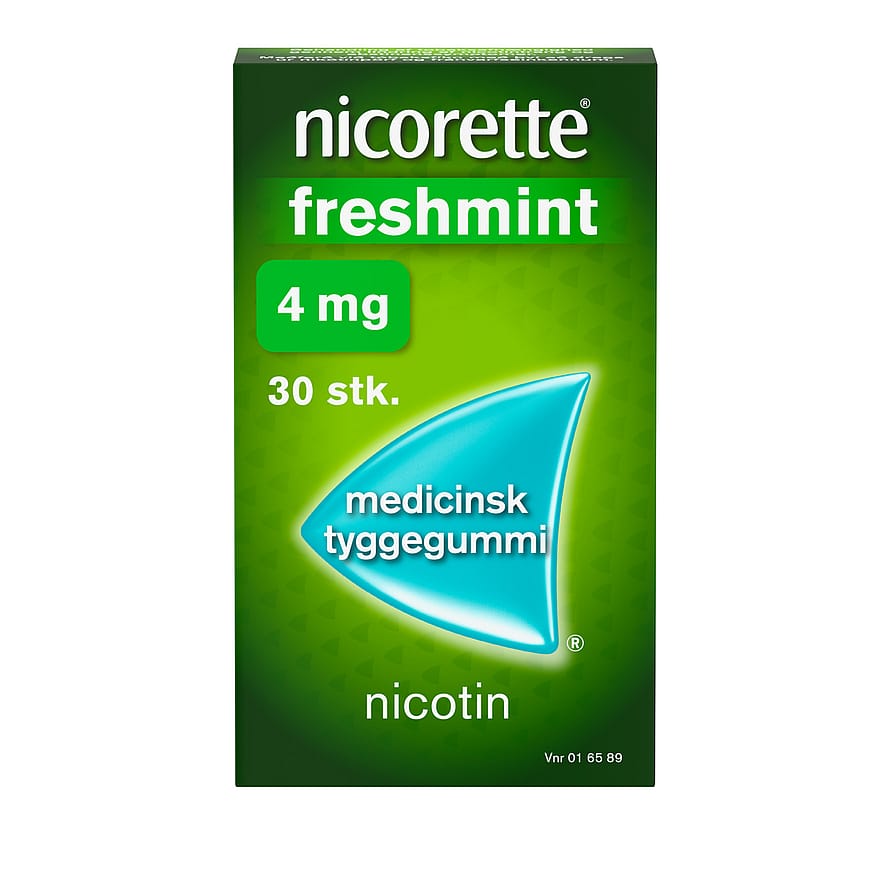 Nicorette® Freshmint 4 mg medicinsk tyggegummi 30 stk.